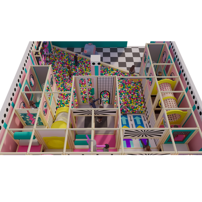 The Pastel Horizon Bespoke Compact Indoor Soft Play System