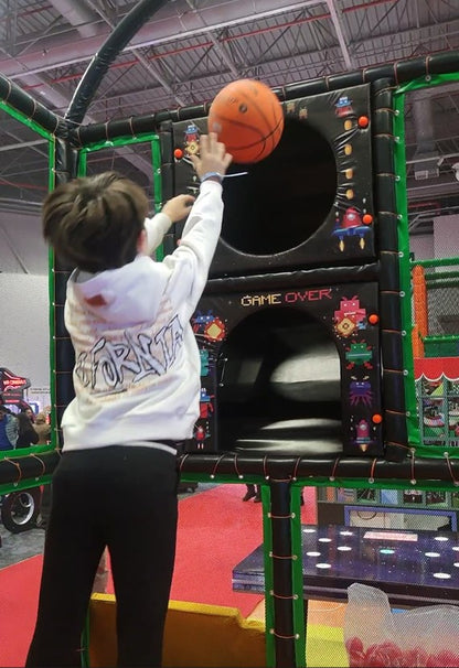 Trampoline Challenge with Two Trampolines