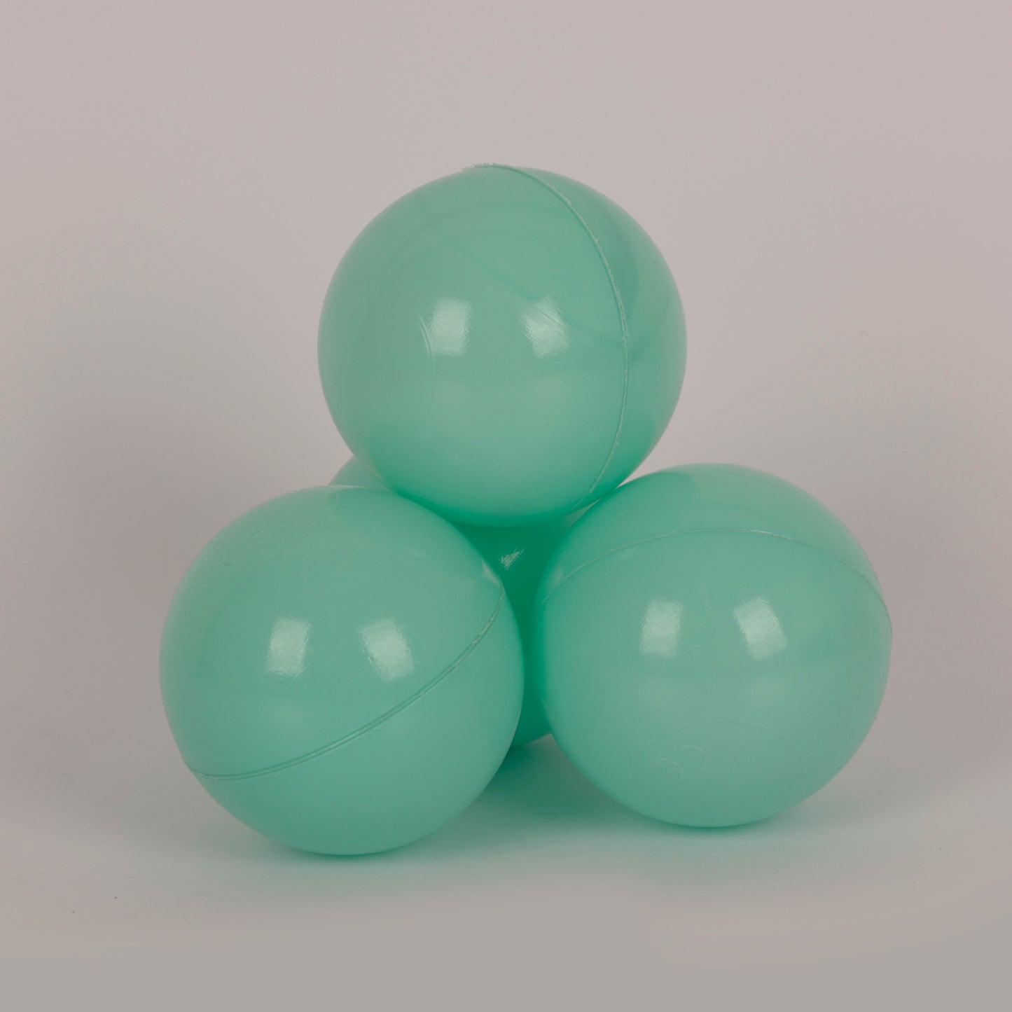 70MM x 1500PCS Soft Play Balls for Ball Pits - Mint/Silver/White