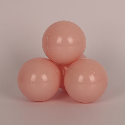 70MM x 1000PCS Soft Play Balls for Ball Pits - Pink/Transparent