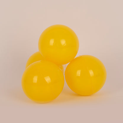 7CM x 500PCS Commercial Soft Play Ball For Ball Pit - Yellow