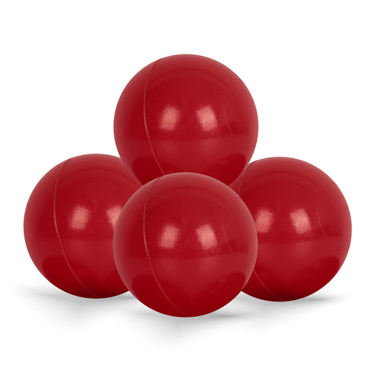 7CM x 500PCS Commercial Soft Play Ball For Ball Pit - Dark Red