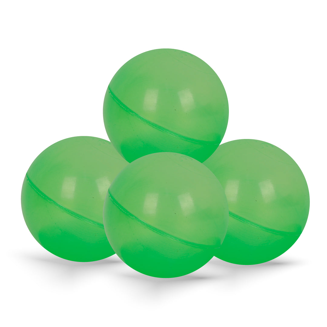 7CM x 500PCS Commercial Soft Play Ball For Ball Pit - Transparent Green