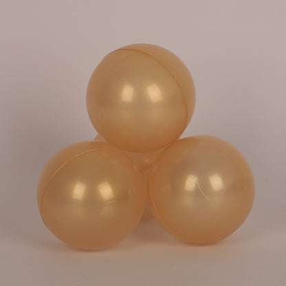 7CM x 500PCS Commercial Soft Play Ball For Ball Pit - Gold