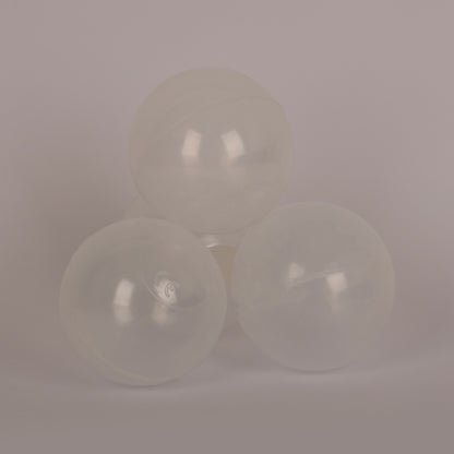 7CM x 500PCS Commercial Soft Play Ball For Ball Pit - Transparent