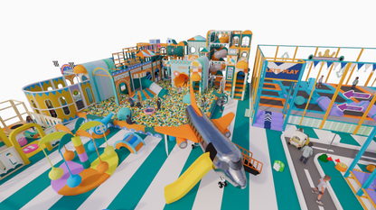 AeroHorizon Bespoke Multi-Level Commercial Soft Play System