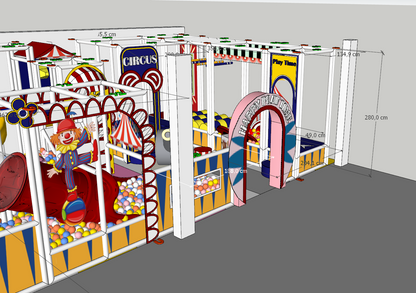 The Big Top Circus Themed Commercial Indoor Soft Play System