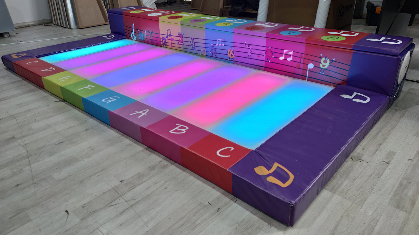 Interactive Colourful Flat Piano