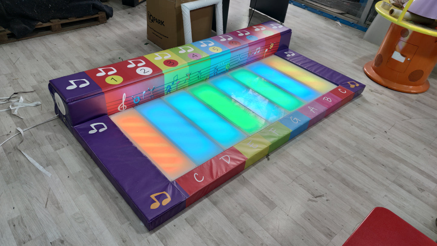 Interactive Colourful Flat Piano