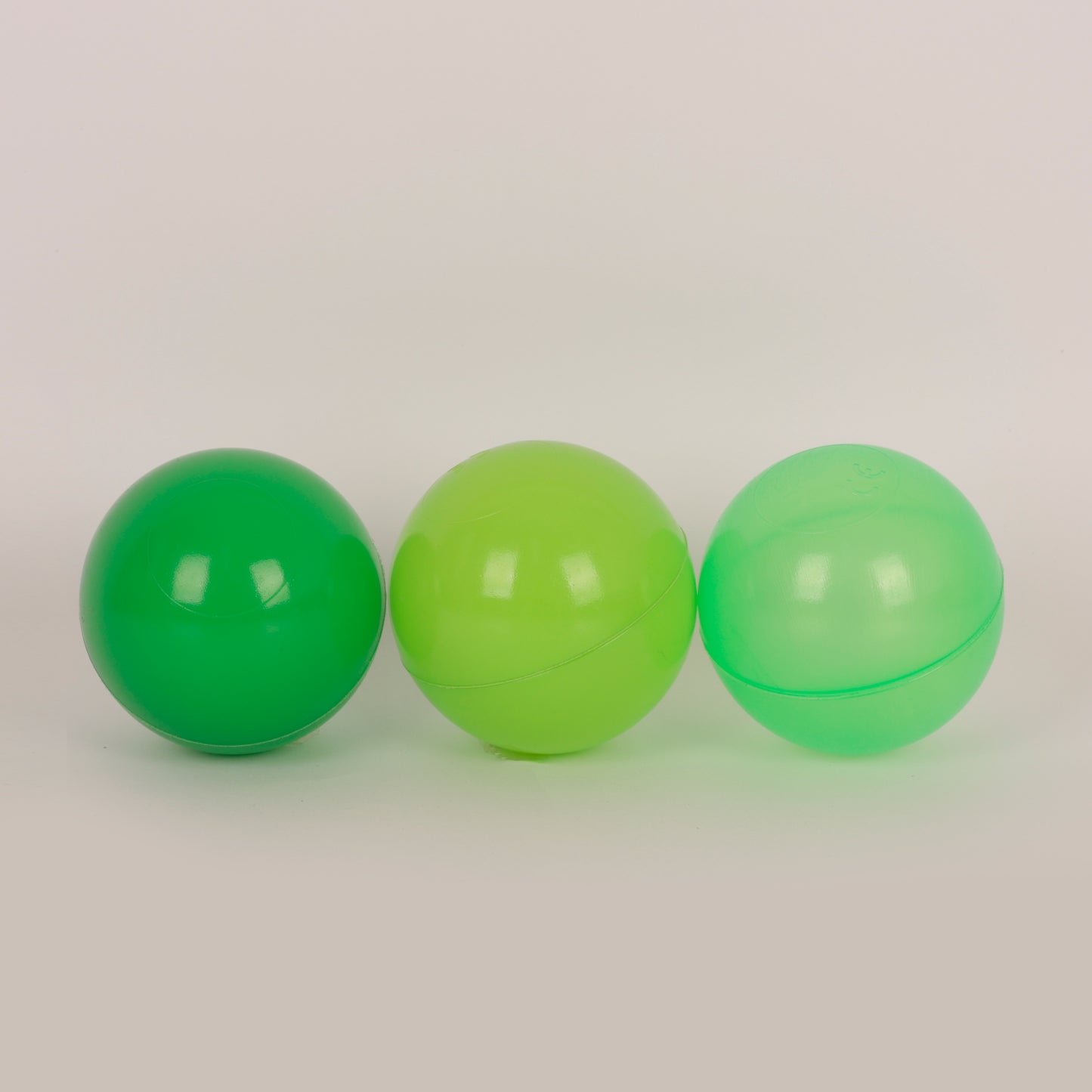 7CM x 500PCS Commercial Soft Play Ball For Ball Pit - Transparent Green