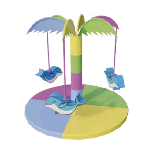 Palm & Dolphin Carousel - Interactive Game