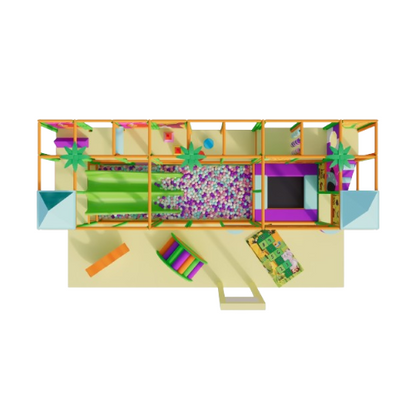 Indoor Playground with Toddler Toys Front Garden