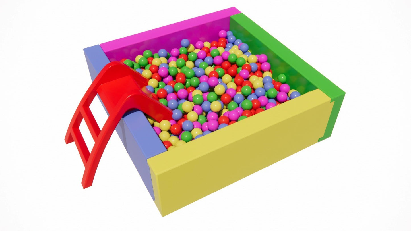 Sponge Ball Pool with Slide